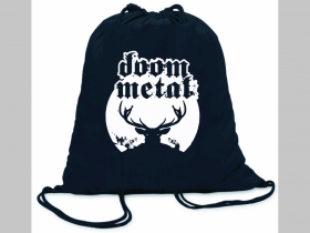 Doom Metal ľahké sťahovacie vrecko ( batôžtek / vak ) s čiernou šnúrkou, 100% bavlna 100 g/m2, rozmery cca. 37 x 41 cm